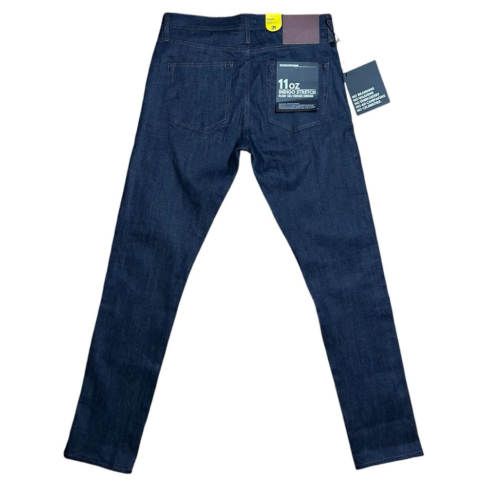 The Unbranded Brand Men’s UB422 Tight Fit 11oz Indigo Stretch Selvedge Jeans NWT